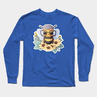 Water Colour Bee Long Sleeve T-Shirt